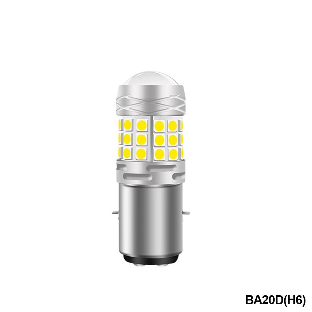 H4 светодиодные фары для мотоциклов LED BA20D H6 P15D лампы светодиодные фары для мотоциклов дальнего/ближнего света светодиодные лампы лампы противотуманные фары для мотоциклов 12 В 6000 К белые