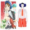 Комплект костюма для косплея Флориана и Джулианы из Pokemon Scarlet And Violet для Хэллоуина и сценических выступлений