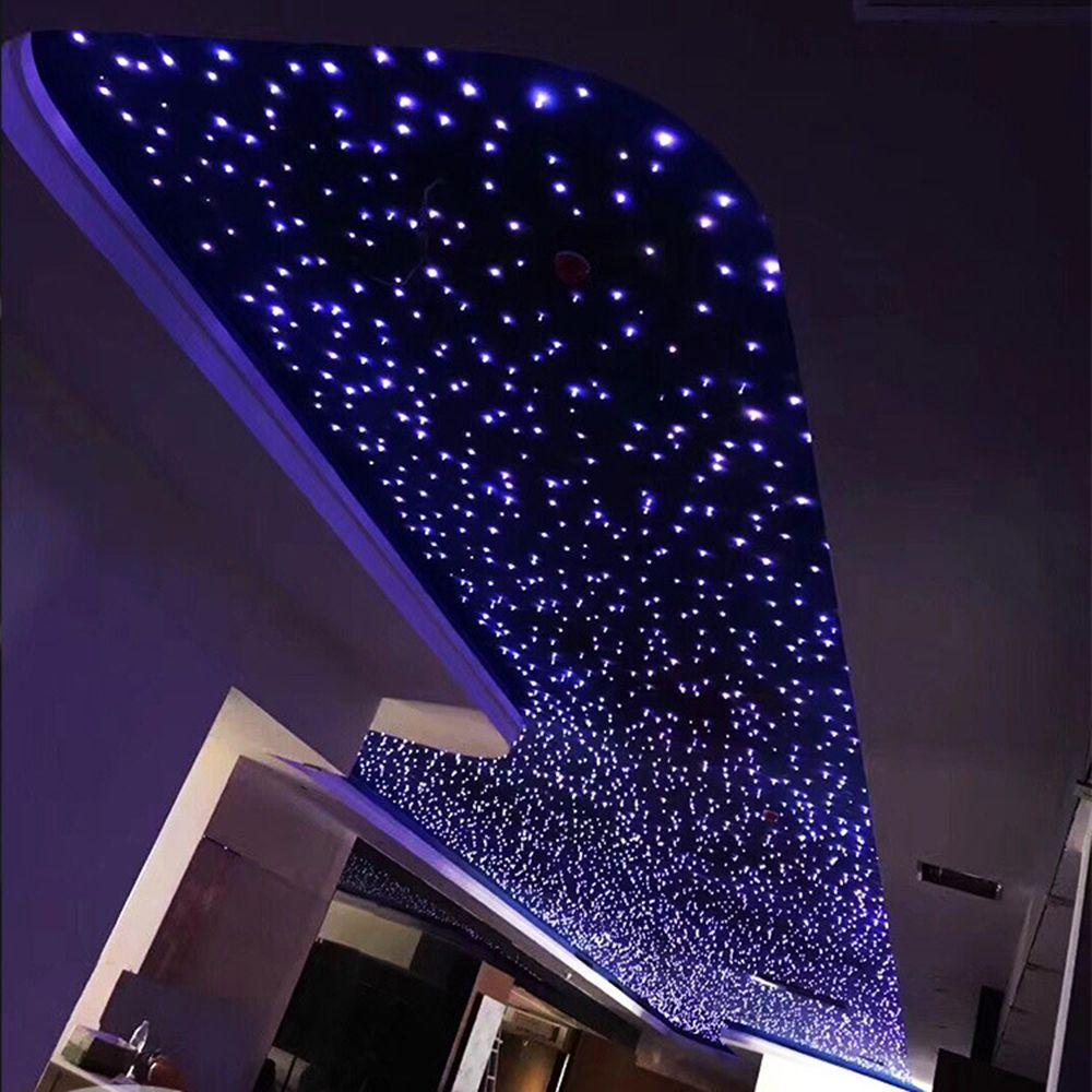 50мx0.75мм/1.0мм DIY украшения пластик PMMA светодиодный конец светящийся волоконно-оптический кабель