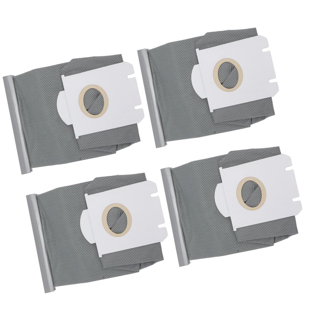 4 Pieces Vacuum Cleaner Dust Bags Replacement Non Woven Fabric Dust Collection Bag for Philips