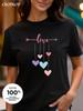 Creative Text Printing Available In Three Colors 100 Pure Cotton Roundneck Shortsleeved Tshirt Unisexs Tshirt Top