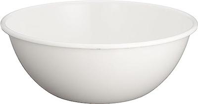 Эмалированная миска Nodahoro BO-22W, термостойкая, 8,7 дюйма (22 см), Сделано в Японии, Полностью белый, Белый