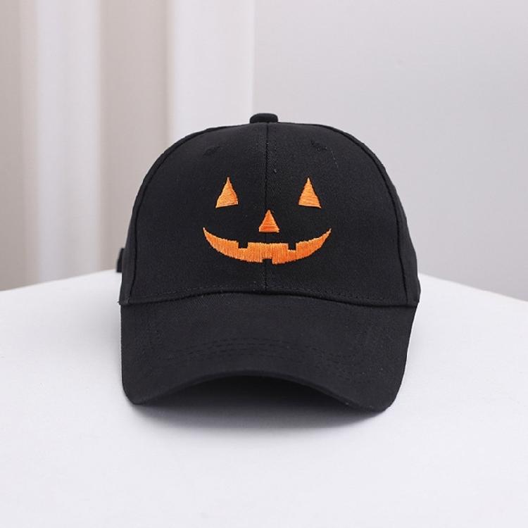 Halloween Baseball Hat for Kids Adult Festival Embroidered Pumpkin Faced Hat Punk Hiphop Hat Holiday Celebrate Party Hat