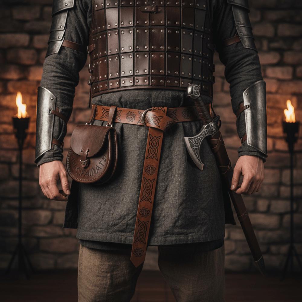 Винтажный Viking Renaissance Пояс из ПУ Кожи Средневековый Пояс Ретро Кельтский Пояс Фото Профессионалы
