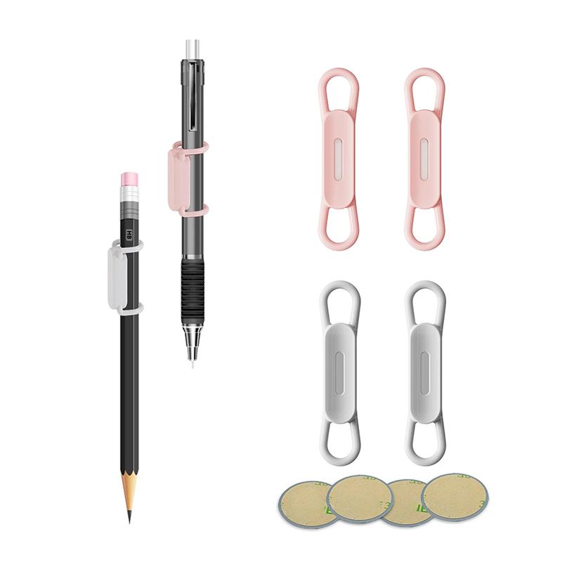 2-6 шт. Магнитный держатель для ручек и карандашей, силиконовые регулируемые зажимы для сенсорных ручек для стола, холодильника, белых досок, офисные настольные аксессуары