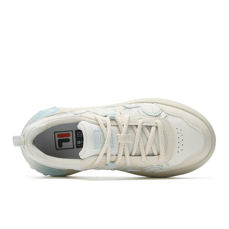 Fila КРОССОВКИ CACTI Низкие Скейтбордические Женские Кремово-Белые F12W611208FCW