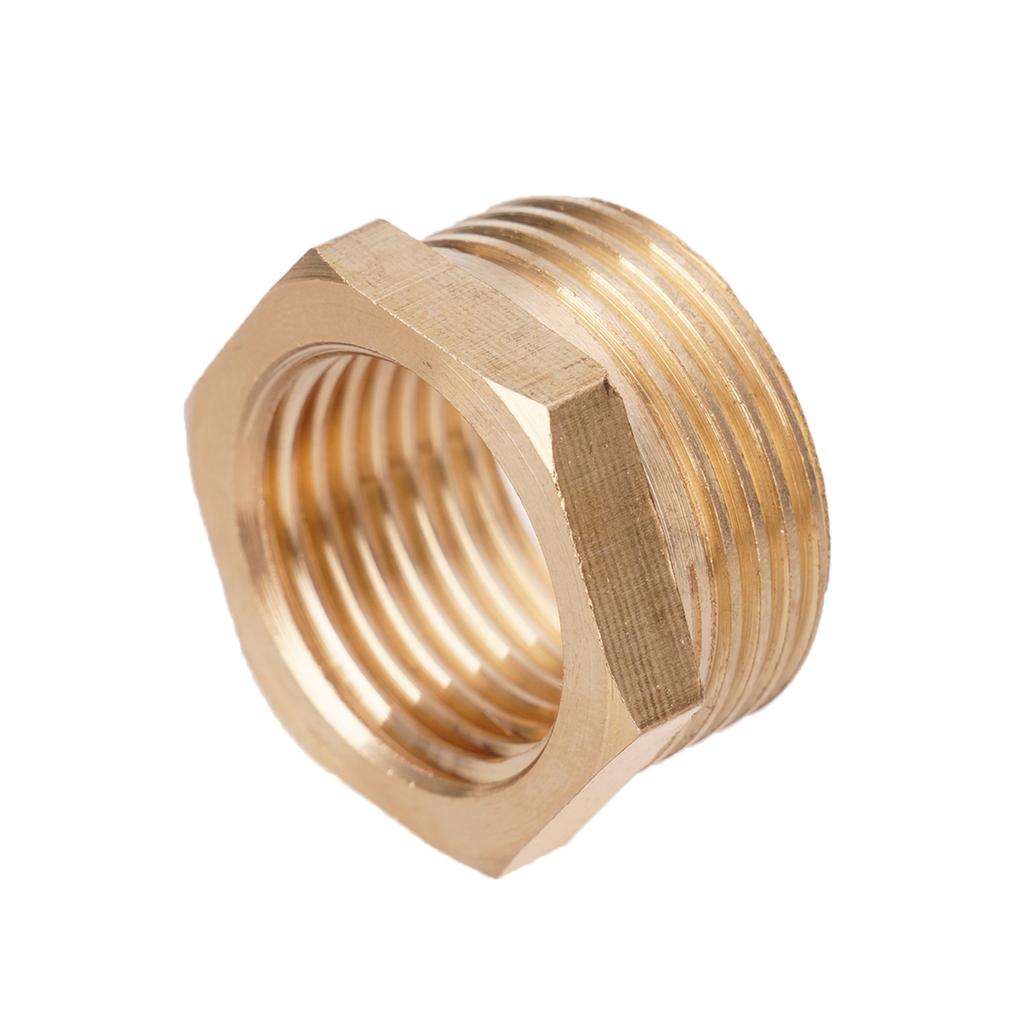 6 шт. 3/4 дюйма наружная резьба на 1/2 дюйма внутренняя резьба трубные фитинги переходной ниппель замена латунная втулка переходник