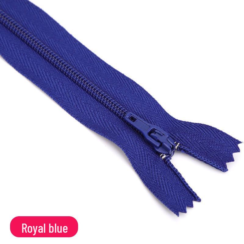 Three Force Short 20CM Nylon Zipper for Dress Pants - Colored Closed-End Fly Zipper Fabric Accessory