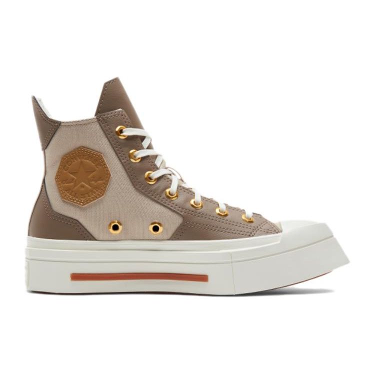 Converse Кроссовки Chuck 70 De Luxe Squared High Mud Mask Nutty Granola унисекс серые Egret A06430C