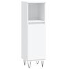 3 Piece Bathroom Furniture Set White Particleboard