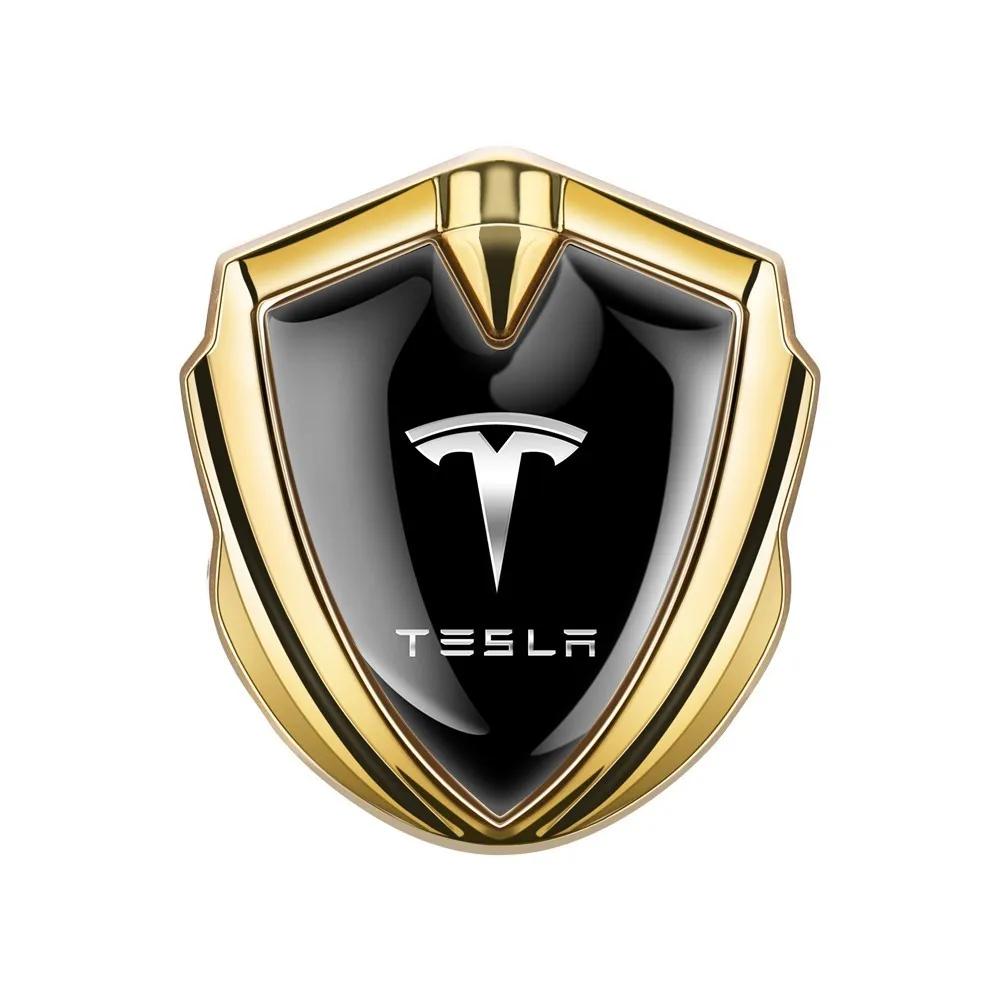 Автомобильная наклейка Tesla 1/2 шт. 3D Металлические наклейки на кузов автомобиля Индивидуальные значки Декорация Автоаксессуары Для Tesla Model 3 Y X S Roadster Cy