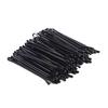 Black Steel Hairpin: Thick Side Clip for Bangs and Hairstyling