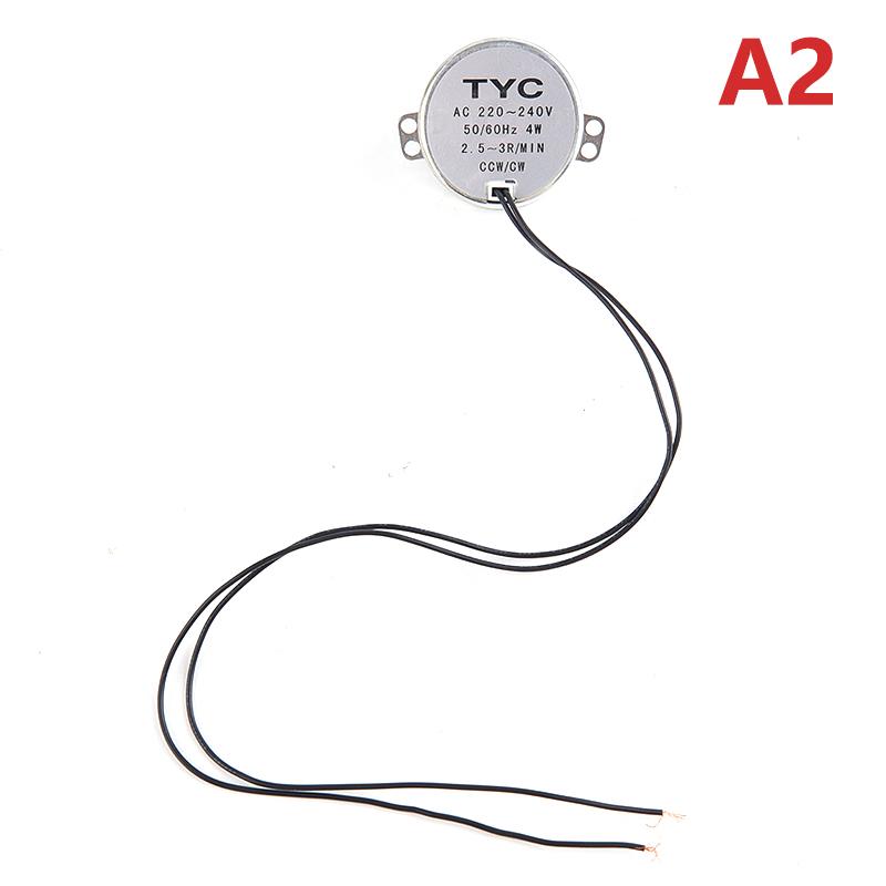 Стабильный синхронный двигатель Tyc-50, двигатель переменного тока 220–240 В, 50/60 Гц, крутящий момент 4 Вт, по часовой стрелке/по часовой стрелке