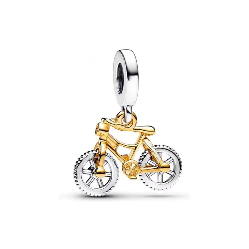 Brand New Copper Metal Plated Gold Tower Sunflower Dangle Charm Bead Component Bead Component Compatible With Authentic Original Accessories Bracelet