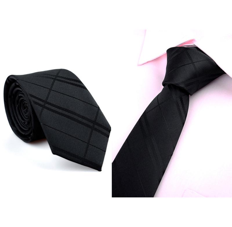 Casual Slim Plain Mens Solid Skinny Neck Party Wedding Tie Necktie