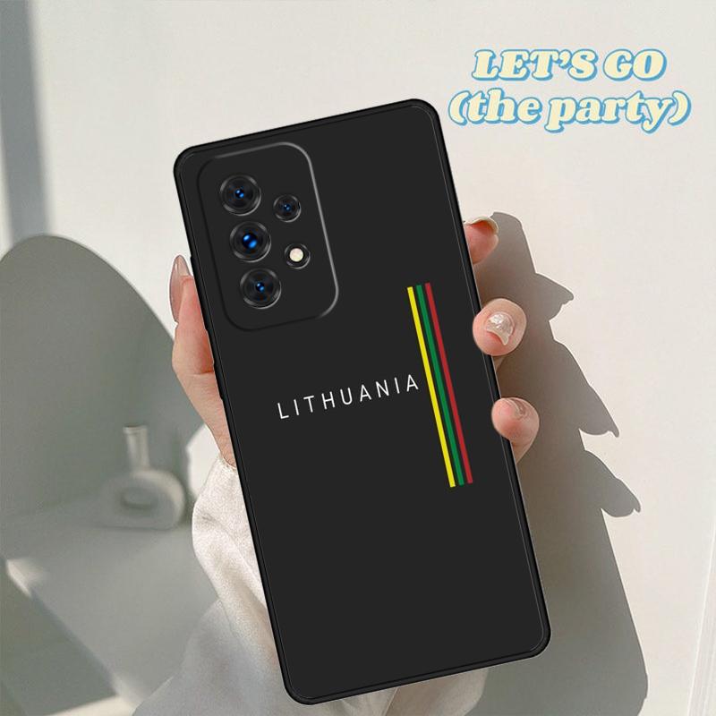 Флаг Литвы Литовский чехол для телефона Для Samsung Galaxy A42 A31 A40 A51 A71 A32 A80 A91 A52 A72 A20e A21S A50 A70 A11 A12 Чехол