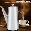 Stainless Steel Tea Kettle 2L Thickened Stainless Steel Teapot Elegant Tea Coffee Water Kettle for Home Restaurant Teapot