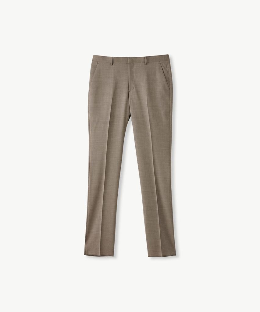 STCO Italy Marlane 100S Summer Wool 100% Suit Pants Beige (Classic Fit)_Sslvb92Csd