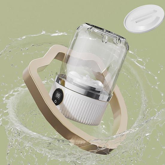 Стиральная машина для нижнего белья Портативная Перезаряжаемая Мини-стиральная машина Быстрая стирка Циклы по времени Ультразвуковая технология Удобная для путешествий стиральная машина