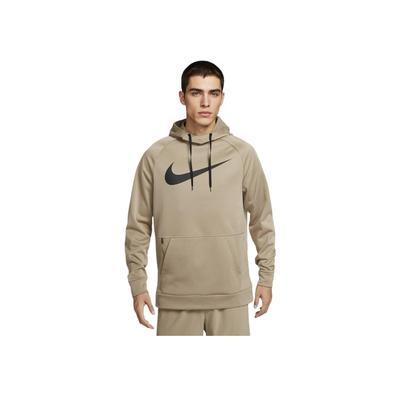 Худи-пуловер из флиса Swoosh Therma-FIT для тренировок, мужские худи, хаки/черный, CU6240-247