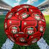 Custom Name Personalized Football team F.C-A Print Size 5 Soccer Ball Training & Match Football, for Team, Kicking, Gift for Football Enthusiasts