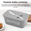 Контейнер для масла с крышкой-резчиком, герметичный контейнер для хранения сыра, масленка, посуда, домашний декор, подарки