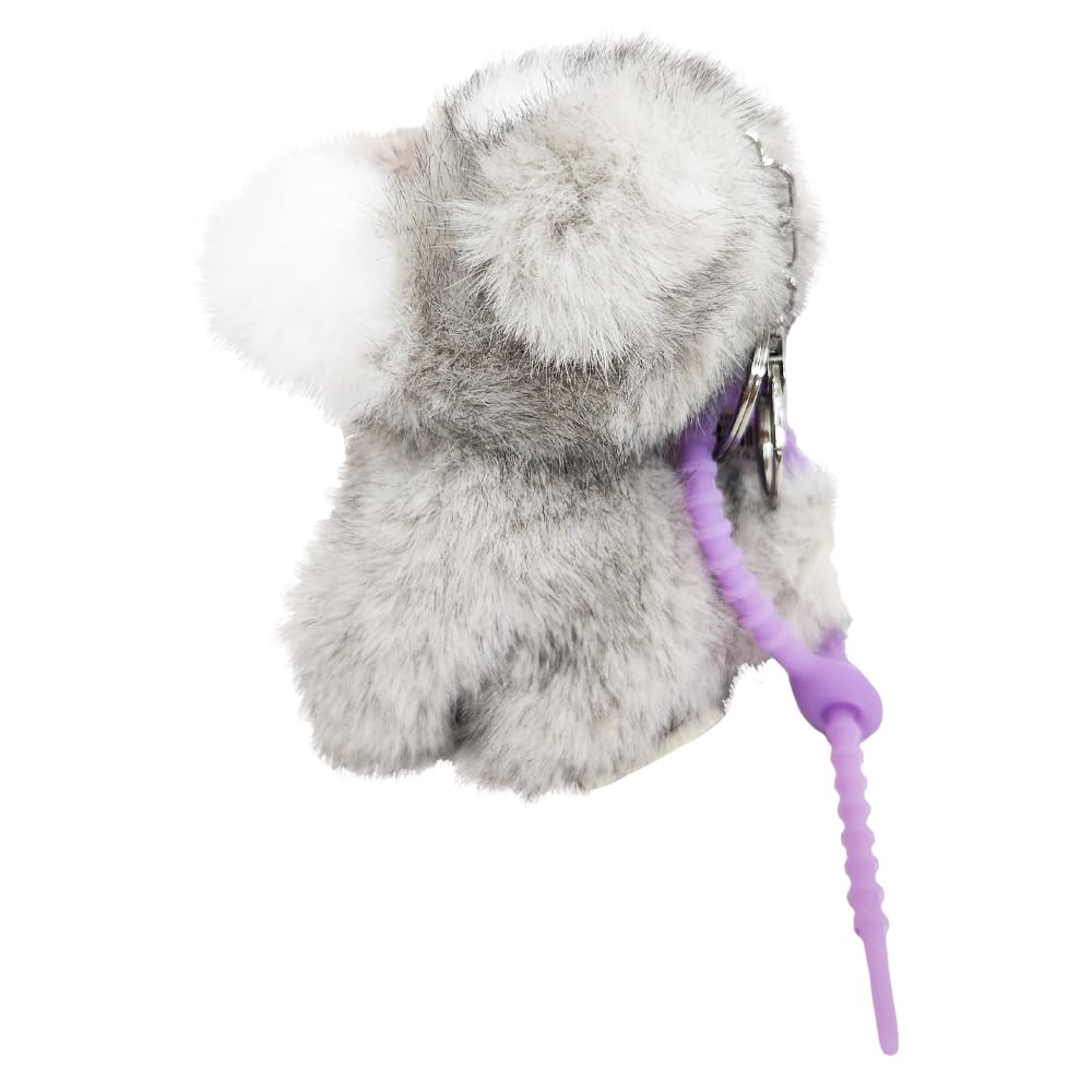 BESTEVER Furries Plush Keychain Bag Charm Schnauzer Dog 46262