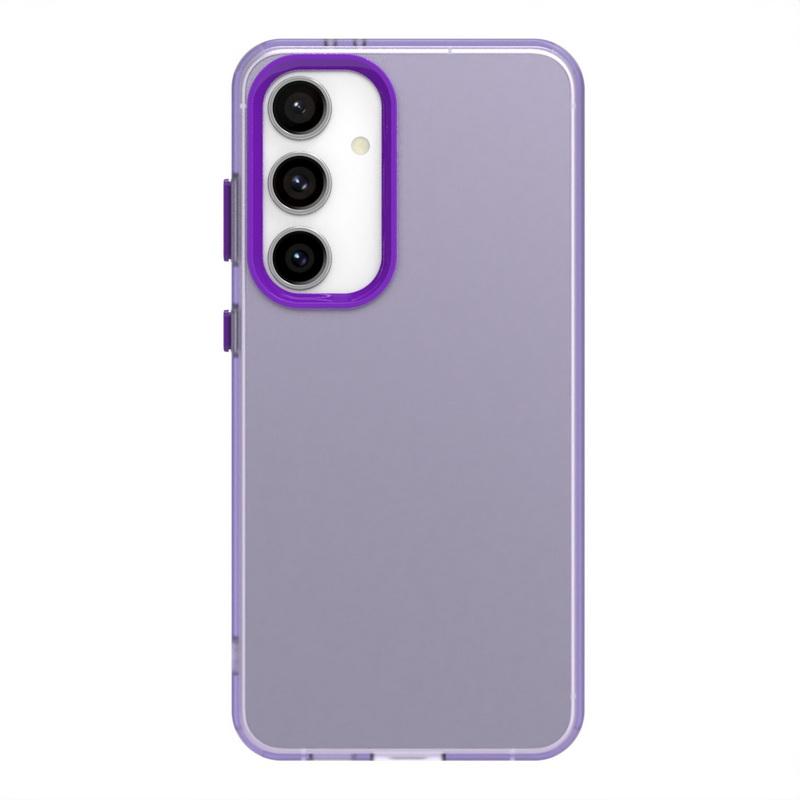 Модный противоударный тонкий чехол для телефона Samusng S25 Ultra S24 FE S23 Plus S22 S21 A36 A56 A16 A55 A35 A26 A25 защитный чехол для объектива тонкий матовый бампер