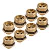 20 шт. латунных распылительных насадок 1/2 дюйма, регулируемые распылительные насадки для удаления пыли и охлаждения газона