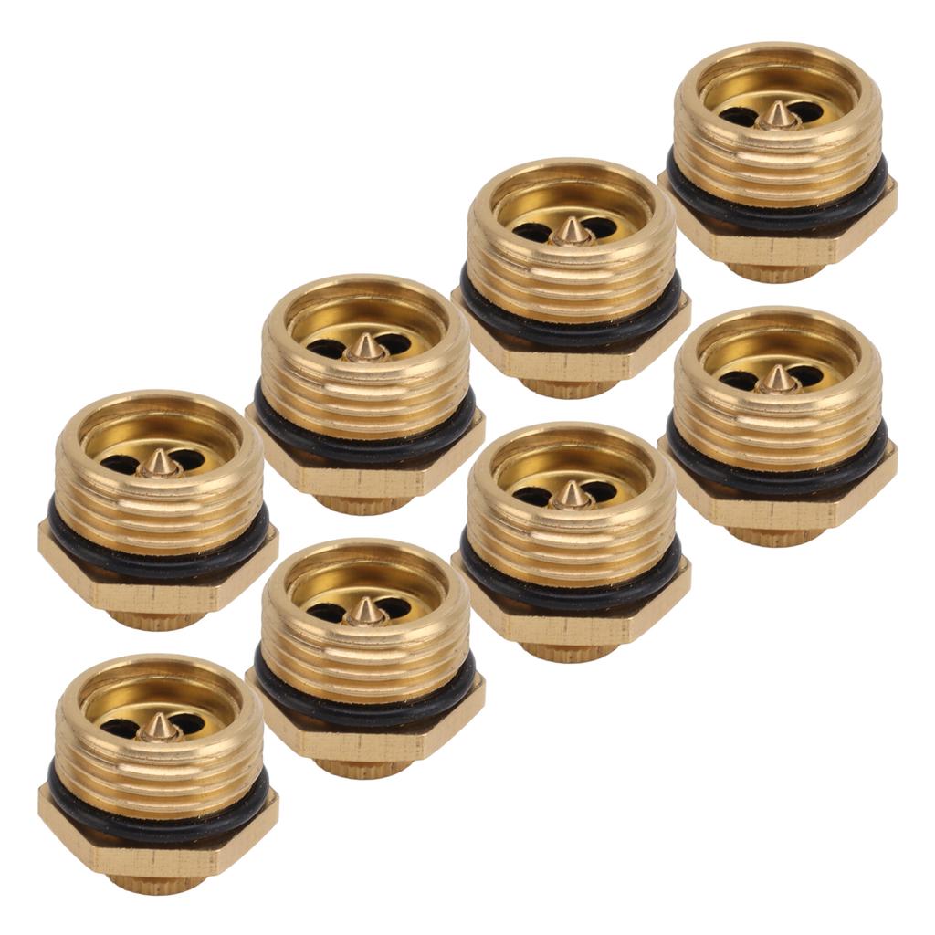20 шт. латунных распылительных насадок 1/2 дюйма, регулируемые распылительные насадки для удаления пыли и охлаждения газона