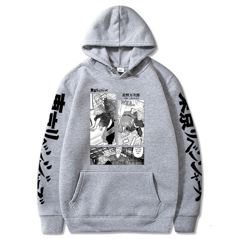 Avengers Mikey Fleece Hooded Jumper Loose Hooded Sweater Anime Hoodie