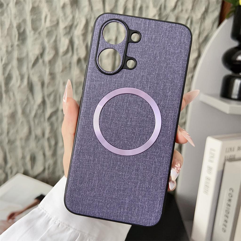 Для Магнитного Кожаного Чехла для Телефона для Xiaomi Poco X8 Pro Max M8 Pro F8 F7 Ultra F7 Poco X7Pro Беспроводная Зарядка Защитный Чехол