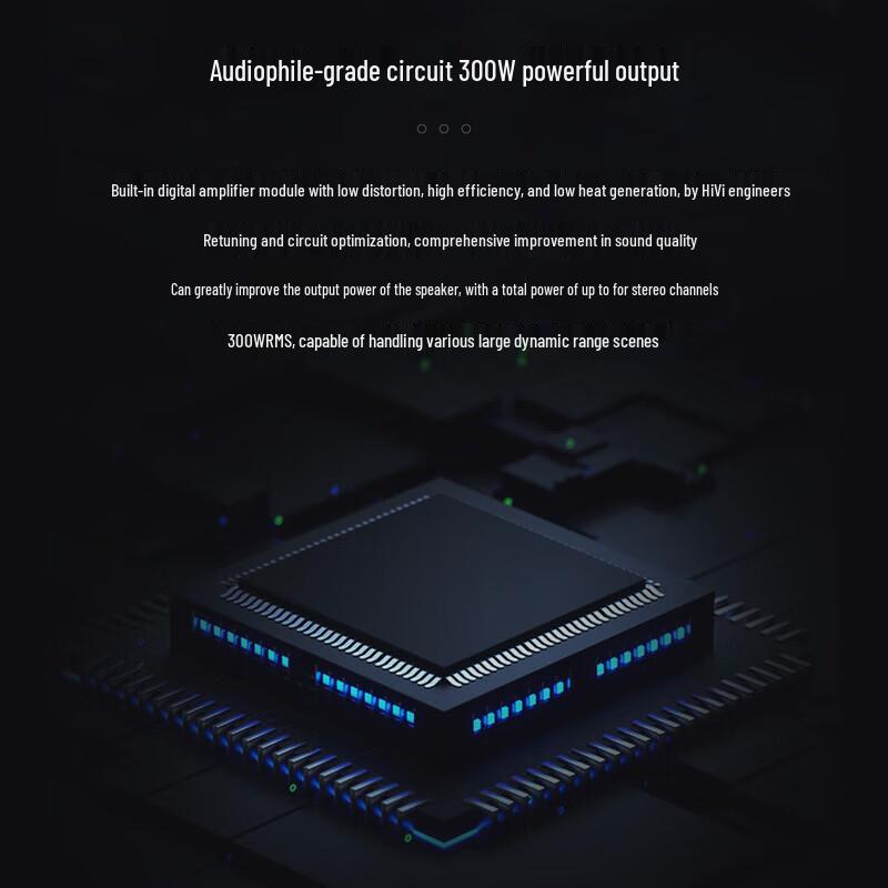 HiVi Dazzle Prime+ Active HiFi Bluetooth Bookshelf Speaker with M Stand CN plug (adapter included)