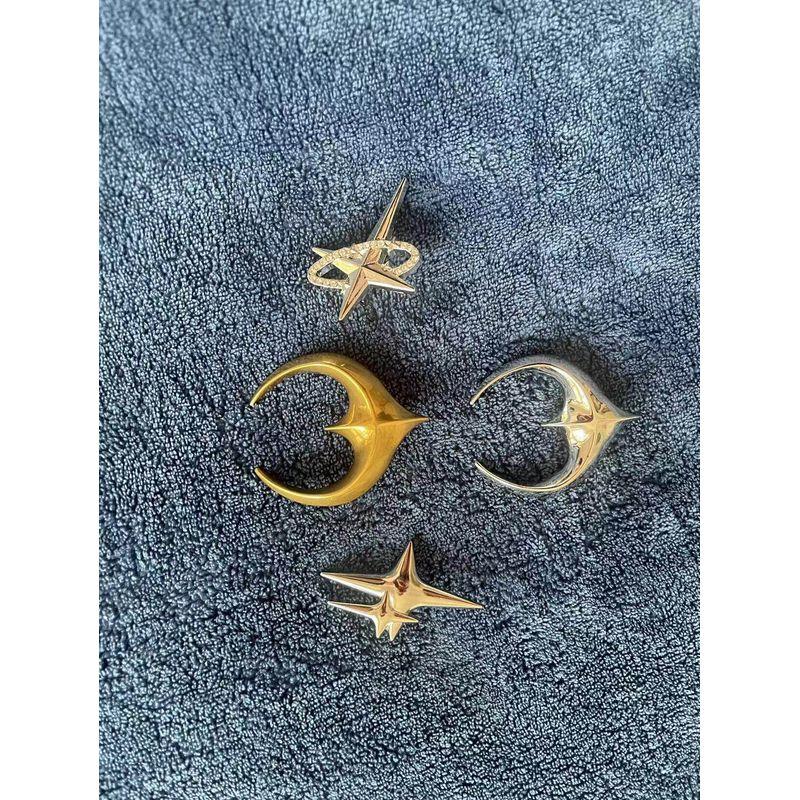 European and American Style Retro Star Badges, Personalized Clothing and Bag Pendants, Hat Badges, Pin Accessories, Decorative Brooches