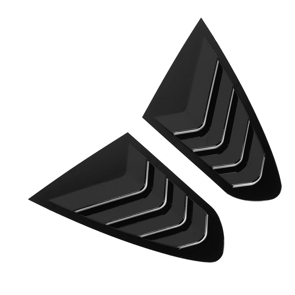 P of Rear Side Window Louver Cover Left Right Rear Window Vent Scoop Shades Cover for 4 Series F36 2014-2020