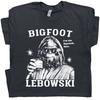 Bigfoot Shirt The Big Lebowski Tee The Dude Abides Funny Vintage Sasquatch Yeti