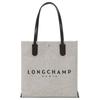 Longchamp Roseau 32 Сумка-тоут из нейлона с принтом логотипа Женская сумка-тоут Лен 10090hsg037
