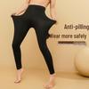 Snow Flying Fleece-Lined Warm Pants: Men's and Women's Autumn/Winter Thickened Hip-Lifting Leggings