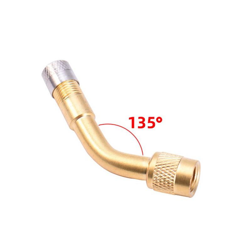 1/2 шт. 45/90/135 градусов латунный угловой изогнутый клапан адаптер удлинитель клапана камеры шины для автомобиля мотоцикла грузовика велосипеда