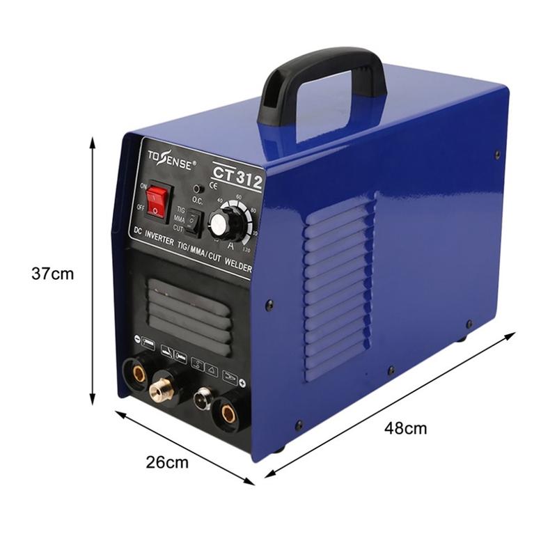 Multifunction CT312 3 In 1 220V TIG MMA CUT TIG-Welder Inverter Welding Machine 120A TIG/ MMA 30A Plasma Cutter