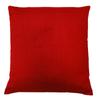 Red Silk Pillow Cover Square Bed Sofa Cushion Cover Indian Home Decor 16 X 16
