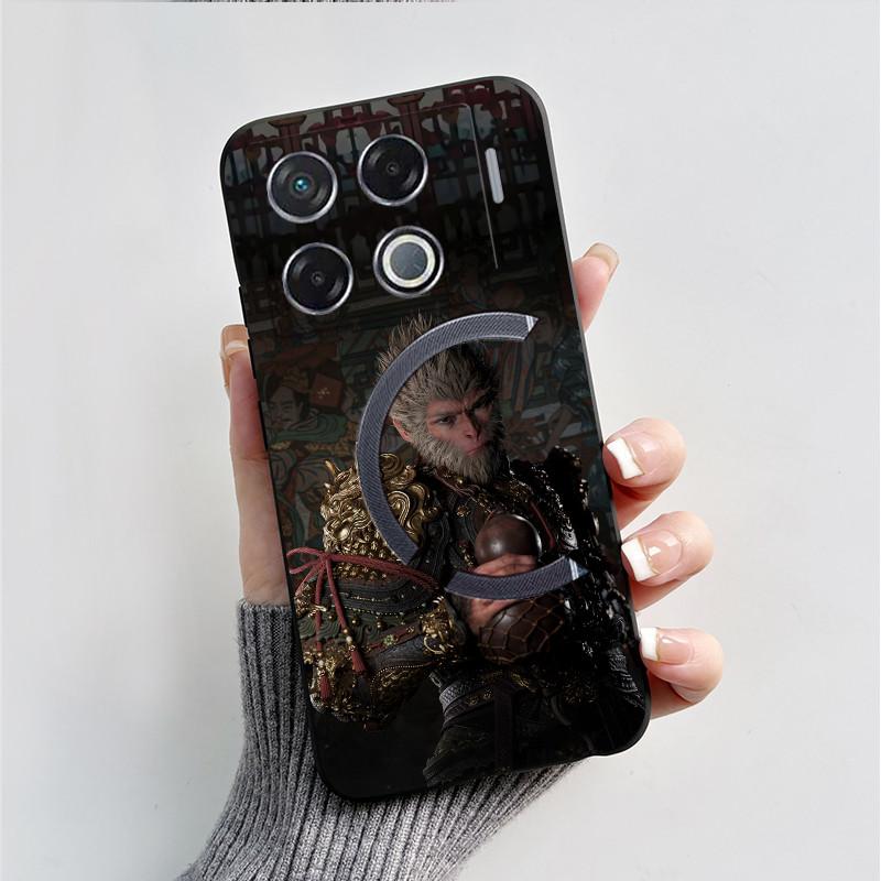 Чехол для Infinix GT 20 Pro Чехол INFINIX GT 10 PRO gt20 gt10 20 pro X6871 X6739 Черный Миф о Сунь Укуне Силиконовый чехол для телефона Мягкая крышка