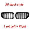 Car Kidney Grill Front Bumper 2 Slat Line Gloss Black Racing Grill for BMW E46 Coupe Cabrio 325Ci 330Ci LCI 2door 2003-2006