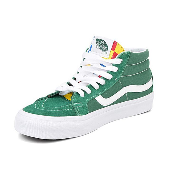 Vans Кроссовки SK8 Mid Suede в уличном стиле 'Зеленый Белый' VN0A391FTOY