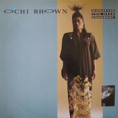 12-дюймовая пластинка O'CHI BROWN - Whenever You Need Somebody MAGT288 Magnet 1985 UK Танцевальная и Электронная Б/У