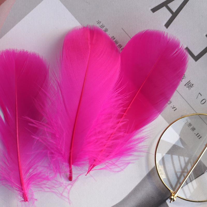 Natural Goose Feathers Plumes 4-8cm 8-12cm Swan Feather Plume for Home Decoration Craft DIY Wedding Jewelry Accessories 100pc