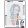 5D Full Drill Square Diamond Painting Game Character Jinx Art Rhinestone Mosaic Decor for Home