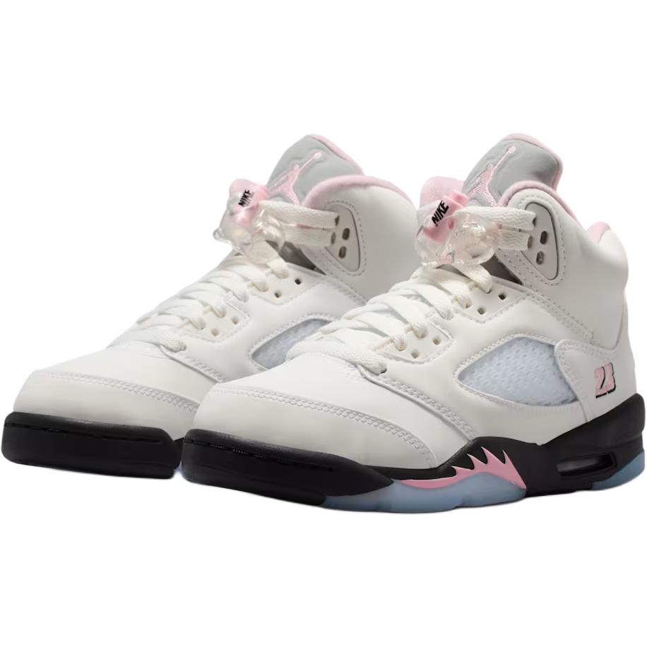 Jordan Детские баскетбольные кроссовки Air Jordan 5 Low Pink Унисекс HQ7980-102
