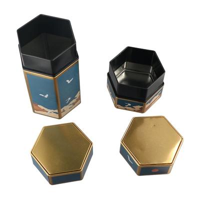 Tea Storage Container Hexagonal Tea Set Accessories Tea Pot Tea Box Tea Organizer Tea Storage Tank