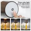 USB Зарядка Бутылка Настольная лампа Сенсорное управление 3 цвета и Бесступенчатое затемнение Ночник Для бара Силиконовые пробки для вина Ночник